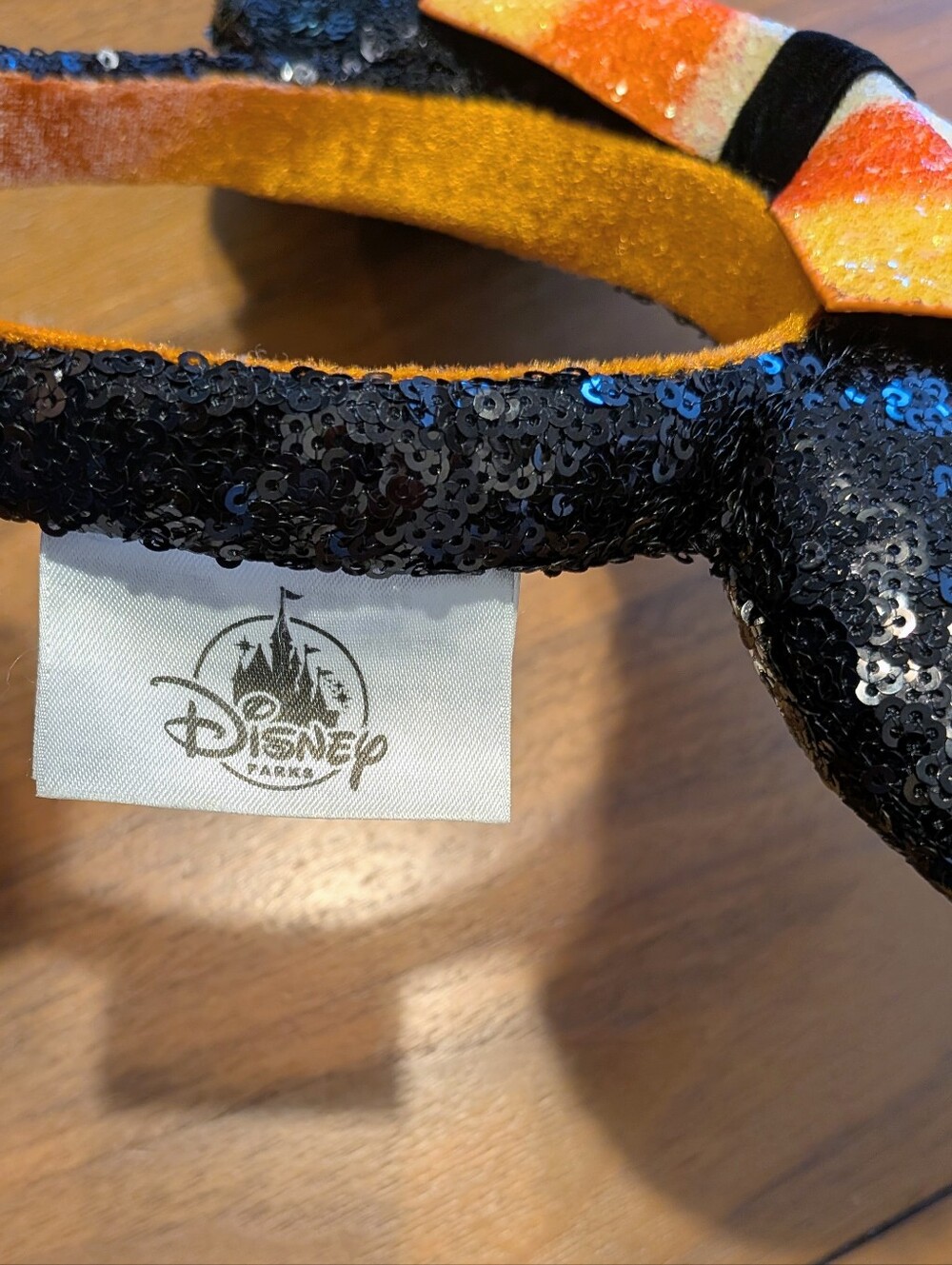 Disney Parks Candy Corn Minnie Mouse Ears Headband - Picture 4 of 4
